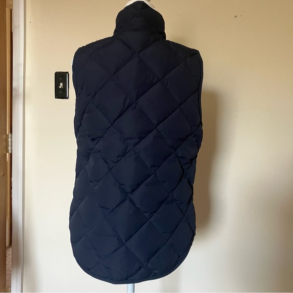 J.Crew Ladies Navy Blue Quilted Puffer Vest size XS - Picture 2 of 7
